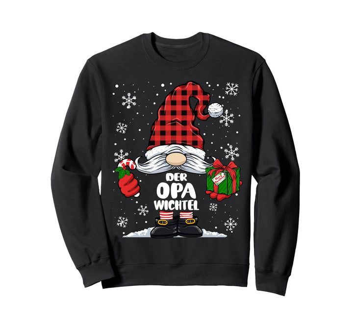 Opa Wichtel Weihnachts-Wichtel Design Herren Sweatshirt
