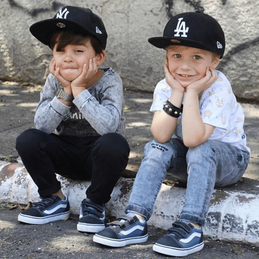 Vans Classic, Unisex - Kinder Sportschuhe - Skateboarding Niedrig 18 EU Navy, Niedrig 18 EU Navy