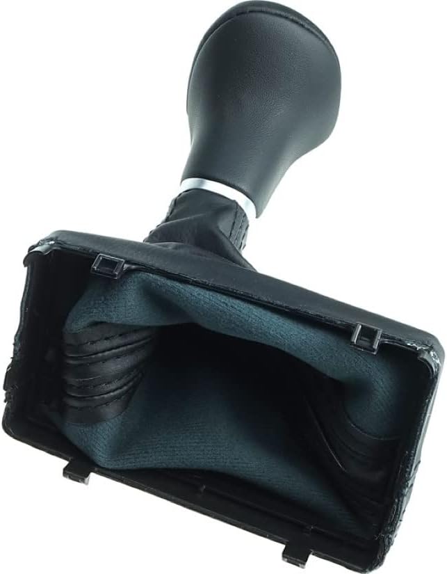 Schaltknauf (Automatik) + Schaltmanschette + Rahmen kompatibel/Ersatzteil für Audi A3 8P A4 8K A5 8T