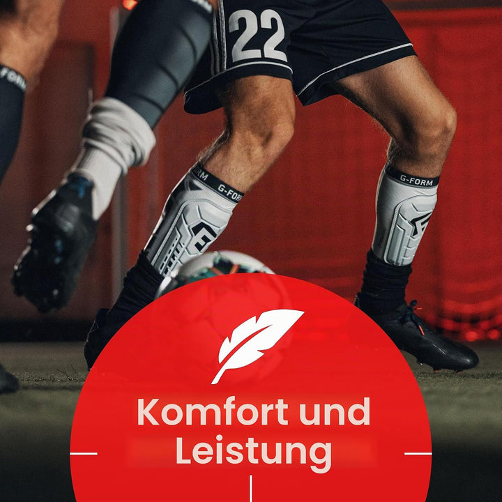 G-Form Pro-S Vento Fussball-Schienbeinschützer - Fussball- und Schienbeinschützerärmel - Schwarz, Er