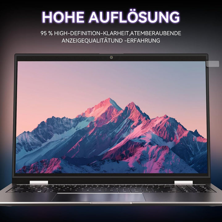 Blickschutzfolie für Laptop 14 Zoll 16:9, Anti Glare &amp; Blaulichtfilternd, Mit Randseitigen Klebestre