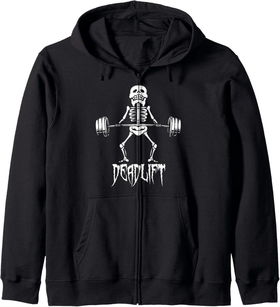 Kreuzheben Lustiger Gewichtheber Workout Personal Trainer Kapuzenjacke