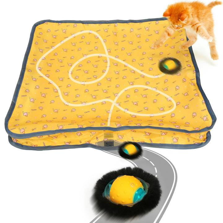 Interaktives Katzenspielzeug Selbstbeschäftigung, Leises Elektrisch Spielzeug Katzen Für Erwachsene