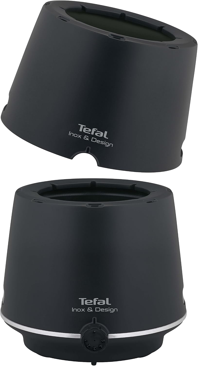 Tefal EF256812 Fondue aus Edelstahl &amp; Design mit isolierender Wand, 8 Gabeln, spülmaschinenfest und