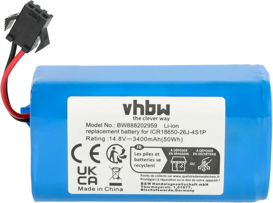 vhbw Akku Ersatz für Eufy 4INR/19/66