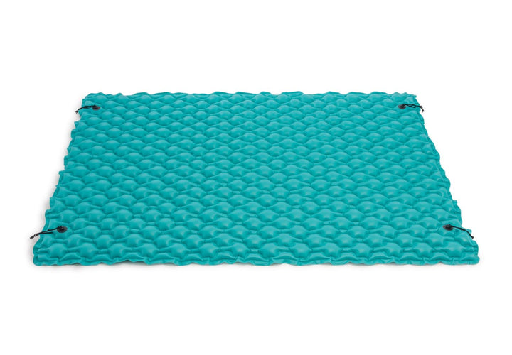 Intex 56841EU - Aufblasbare Schwimmende Luftmatratze Blau mit Kissen, Vinyl, Mehrfarbig, 290x226 cm