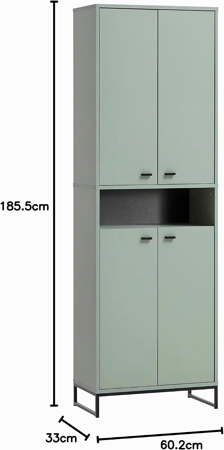 Schildmeyer Janne Schuhschrank 4 Türen Pistazie, Pistazie