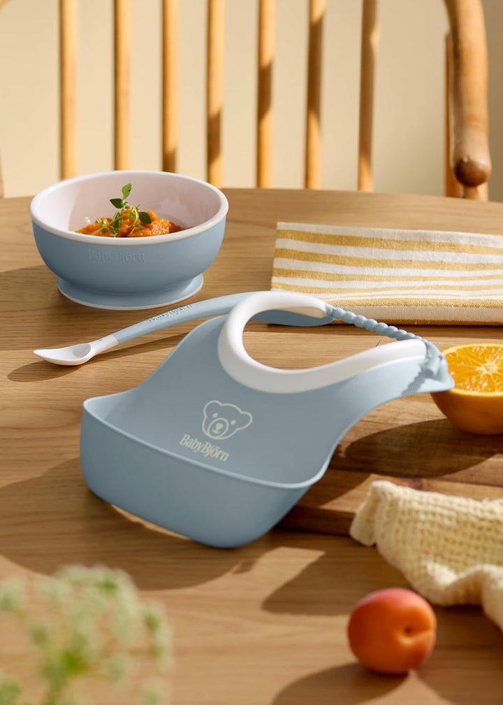 BabyBjörn Kindergeschirr, 3 Teile, Blassblau