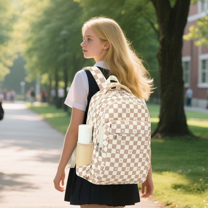 LEDAOU Schulrucksack Teenager Mädchen Schultaschen Rucksack Kinder Rucksäcke Wasserdicht kinderrucks