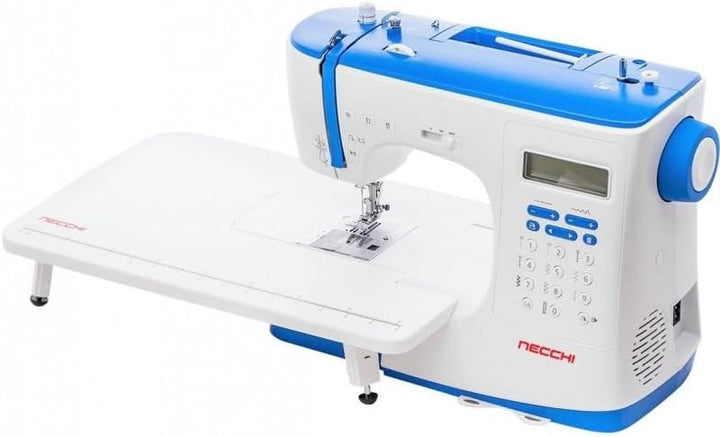 Necchi NC-103D Computer Nähmaschine mit Anschiebetisch | Stich 316 | Horizontal Greifersystem