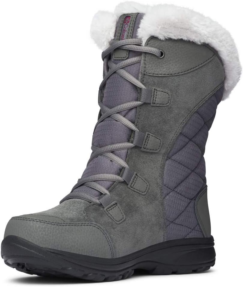Columbia Ice Maiden II Damen-Schneestiefel, Schal, dunkle Himbeere, 38 EU