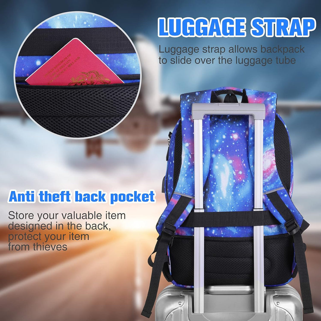 Schulrucksack Jungen Mädchen Teenager, Rucksack Schule Laptop Rucksack für Herren Damen Daypacks für