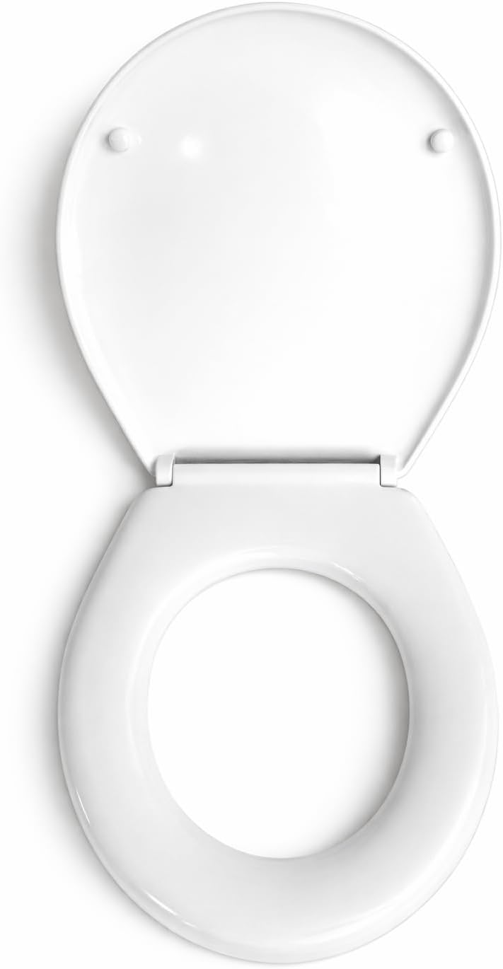ADOB Kinder WC Sitz weiss für kleine Keramiken, Ideal für Kindergärten, passend auf Kinderkeramiken,