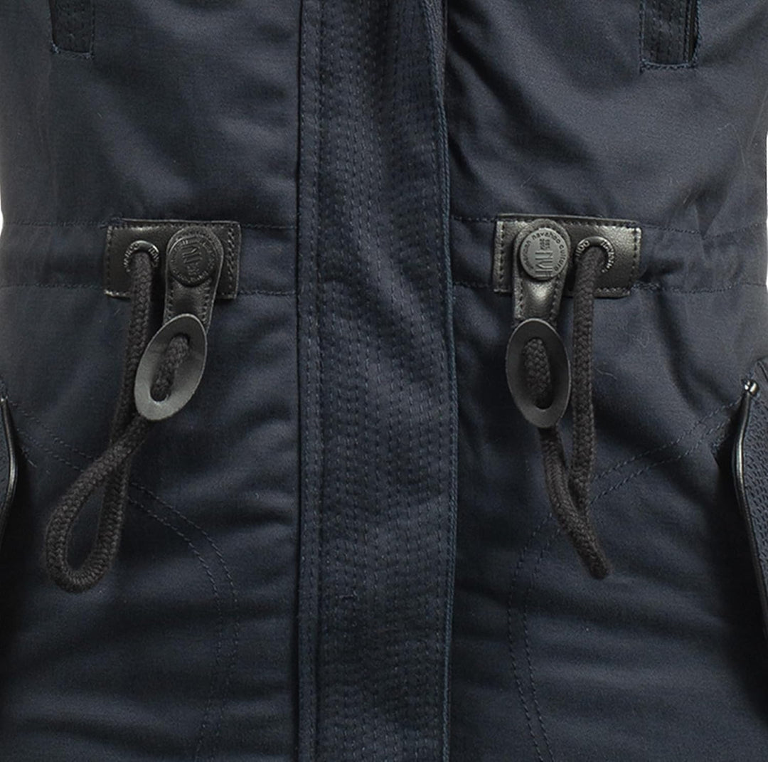 Navahoo Damen Warmer Winterparka mit Kapuze Bombii XS-XXL XXL Blau, XXL Blau