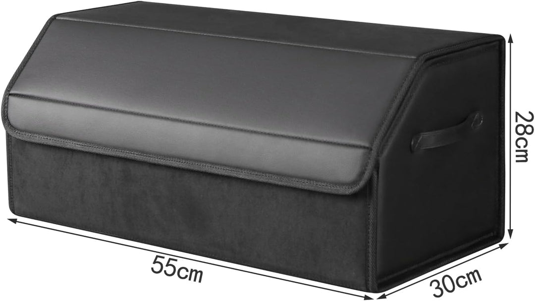 Auto Kofferraum wasserdicht, verschleissfest, faltbare Leder Aufbewahrungsbox, SUV Limousine Aufbewa