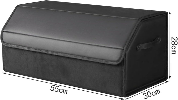 Auto Kofferraum wasserdicht, verschleissfest, faltbare Leder Aufbewahrungsbox, SUV Limousine Aufbewa