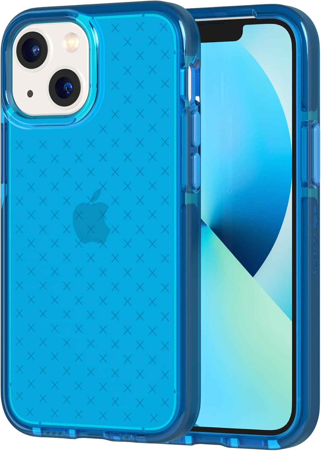 tech21 Evo Check Schutzhülle für iPhone 13 Mini – Schutzhülle mit 5,8 m langem Fallschutz blau iPhon