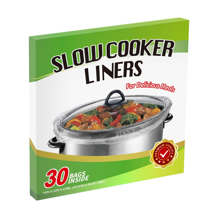 30 Beutel für Slow Cooker, extra grosse Kochbeutel, passend für 6–10 Quarts Topfeinlagen, 14 x 22 in