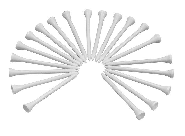 Bulk (1000) Holz-T-Stücke 83 mm weiss