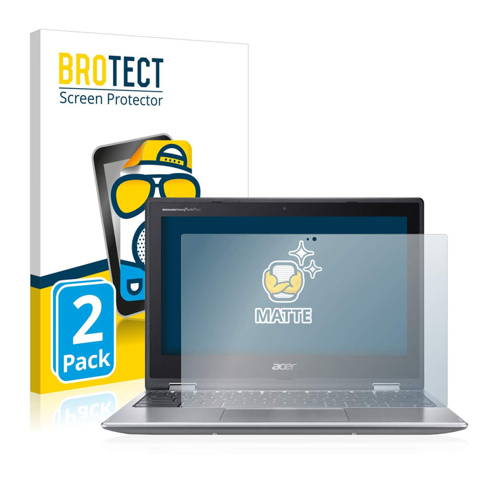 BROTECT Entspiegelungs-Schutzfolie für Acer Chromebook Spin 311 (2 Stück) Matte Displayschutz-Folie,