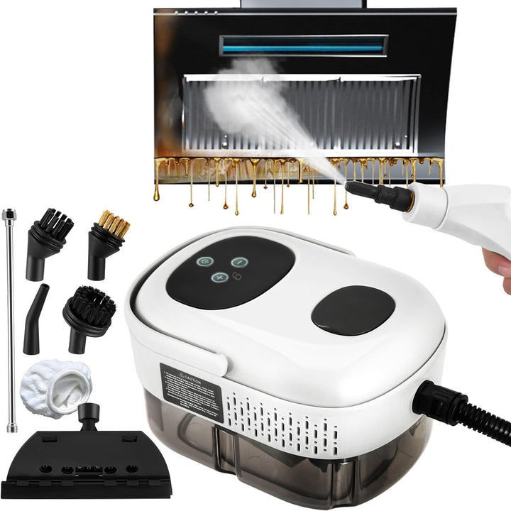 Dampfreiniger mit Digitaldisplay, Dampfreiniger Handgerät mit 6 Geschwindigkeiten Einstellbar und 3