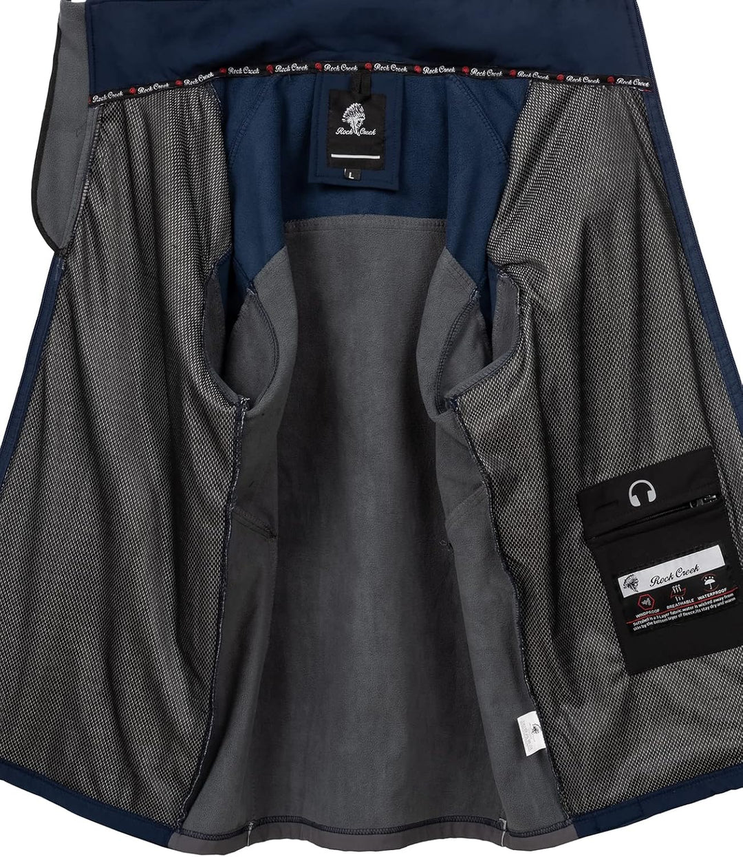 Rock Creek Herren Softshell Jacke Outdoor H-288 L Navy, L Navy