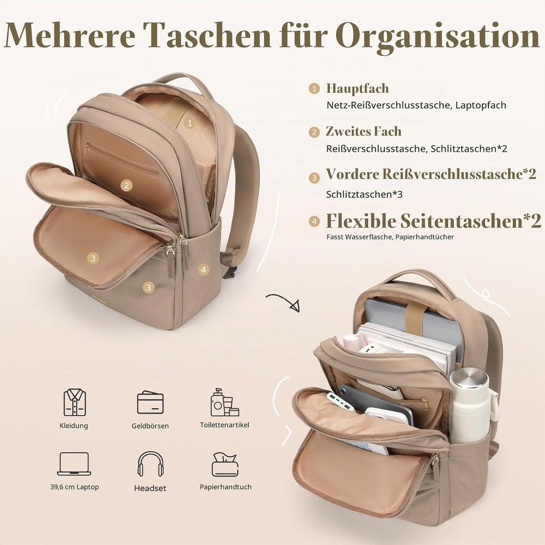 GOLF SUPAGS Multifunktional Handgepäck Rucksack, Schulrucksack Teenager, Rucksack Damen für Schule,