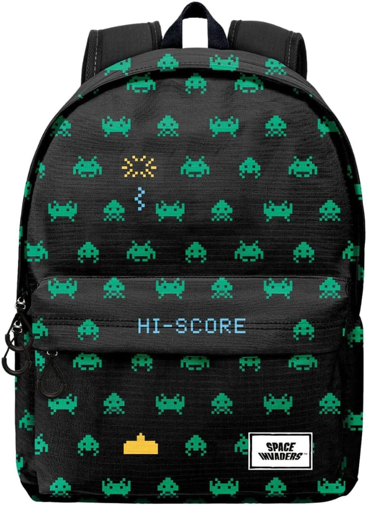 Space Invaders Army-ECO Rucksack 2.0, Schwarz