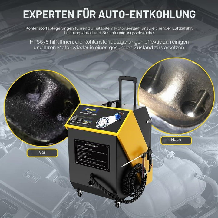 AUTOOL Walnut Blaster Cleaner, Automotor Kohlenstoffablagerungs Ansaugrohrventil Reinigungsmaschine