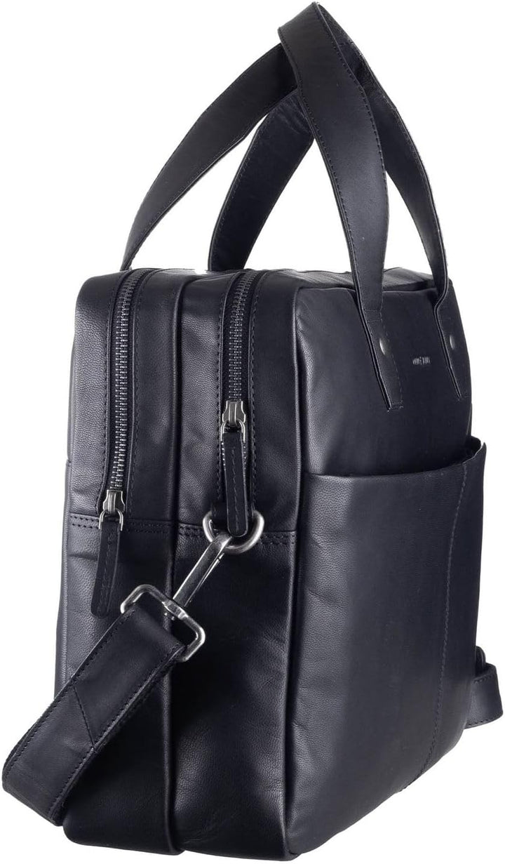 Greenburry Herren Umhängetasche Fiorentina Business Mappe One Size Schwarz Einheitsgrösse, Schwarz E
