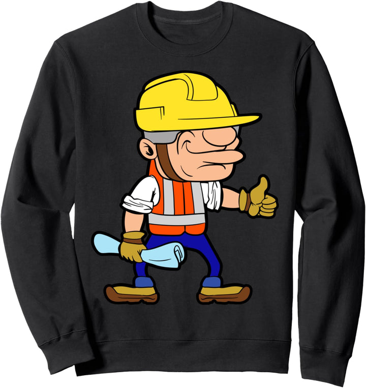 Bauarbeiter Bauleiter Bauunternehmen Baufirma Witzig Fun Sweatshirt