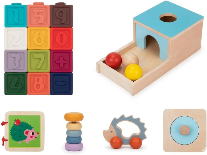 Tooky Toy Hölzerne pädagogische Box