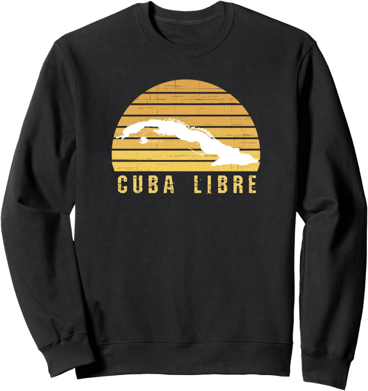Retro Sunset Cuba Libre Sweatshirt
