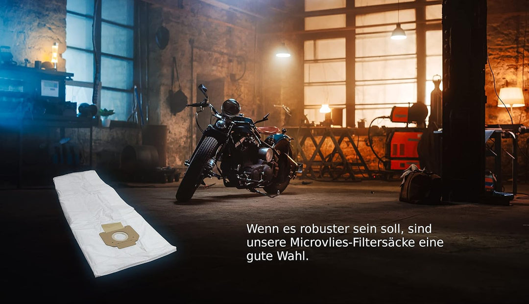 5 Staubsaugerbeutel Kallefornia K902 geeignet für Würth ISS 54 HO Filtersäcke XL 94cm x 35cm vorgefa