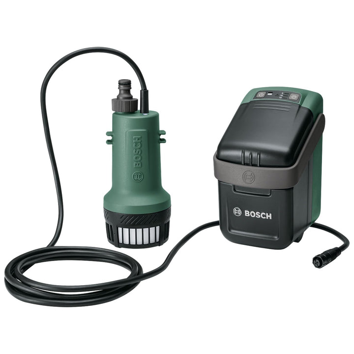 Bosch Home and Garden GardenPump 18V-2000 (BT), Tauchpumpe  | ohne Akku, Classic Grün Aqua Green Tau
