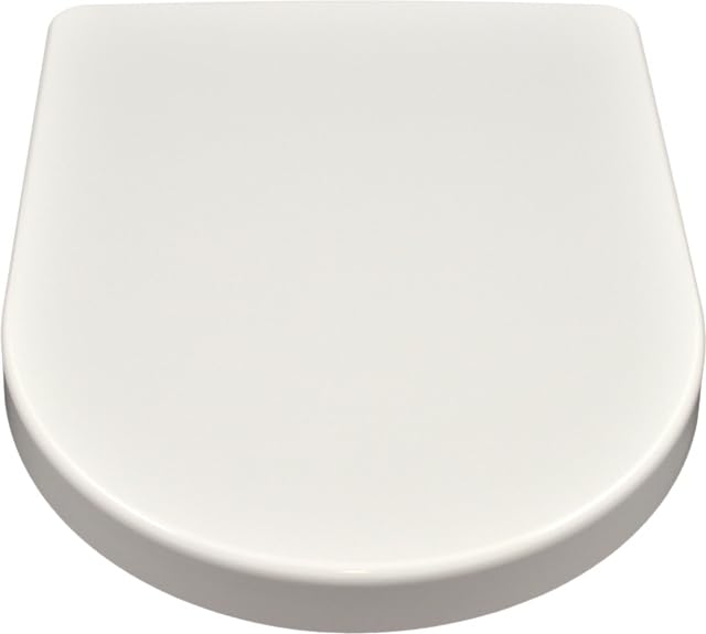 sanicomfort WC-Sitz mit Softclose Absenkautomatik Weiss, passend z.B. zu WC Renova Nr.1
