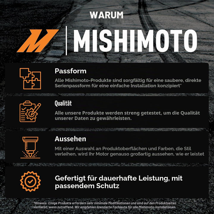 Mishimoto MMSK-BK Gewichteter Schaltknauf Schwarz, Schwarz