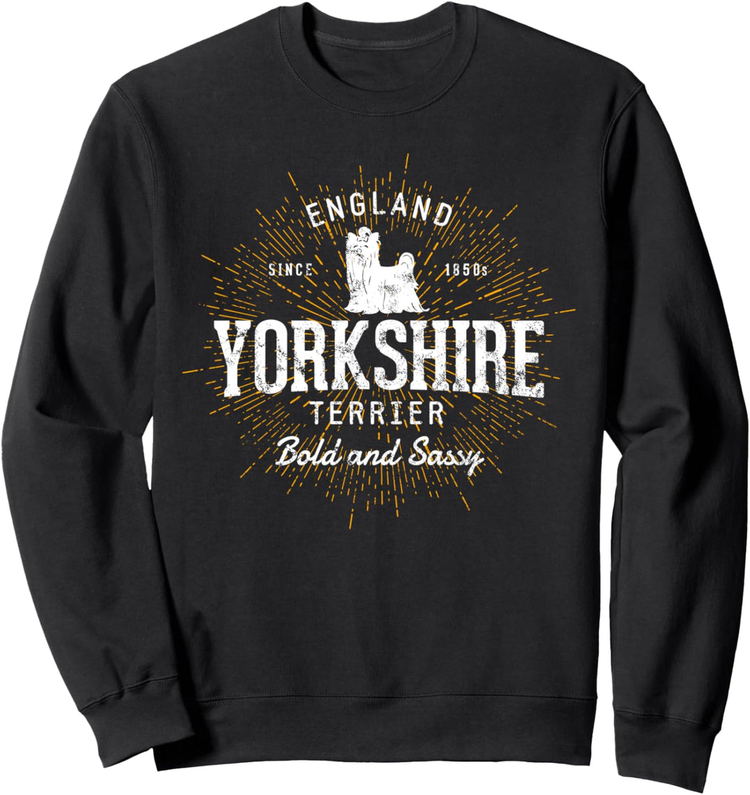 Vintage Retro Yorkshire Terrier Sweatshirt
