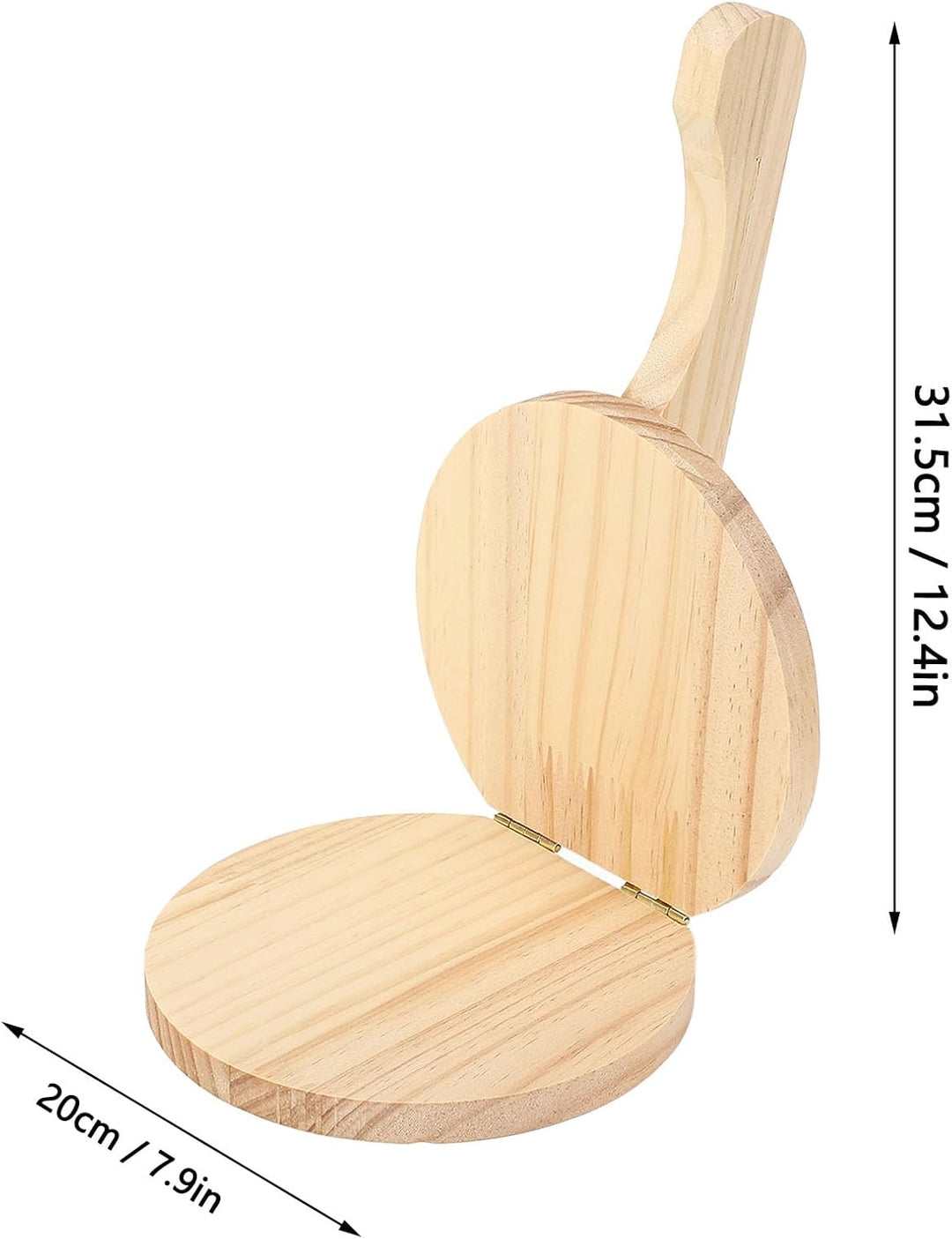 Tortilla-Presse aus Holz, Tortillapresse, ergonomischer Griff, manueller Tortilla-Presser, Tortilla