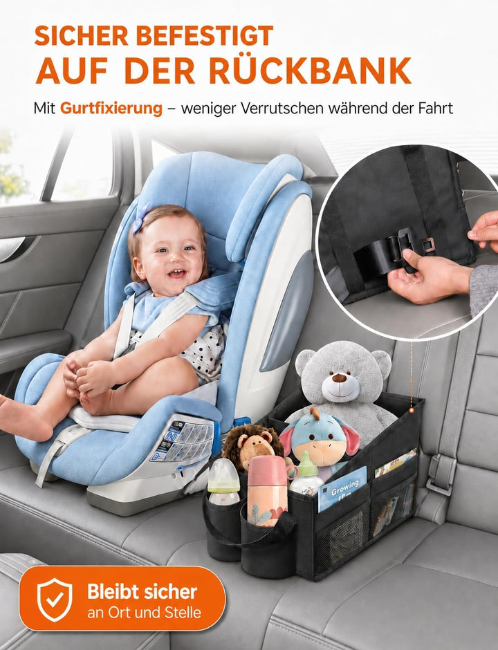 WOCVRYY Autositz Organizer Auto Zubehör Innenraum Frauen Kinder Rücksitz Beifahrersitz Organizer für