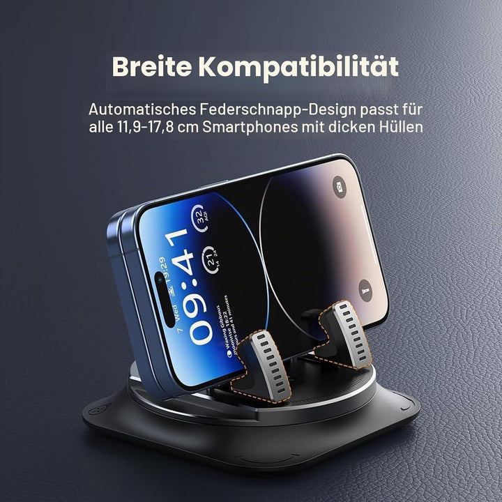 360-Grad-Drehung Armaturenbrett-Handyhalter fürs Auto, Dashboard-Handyhalters mit starker Adsorption