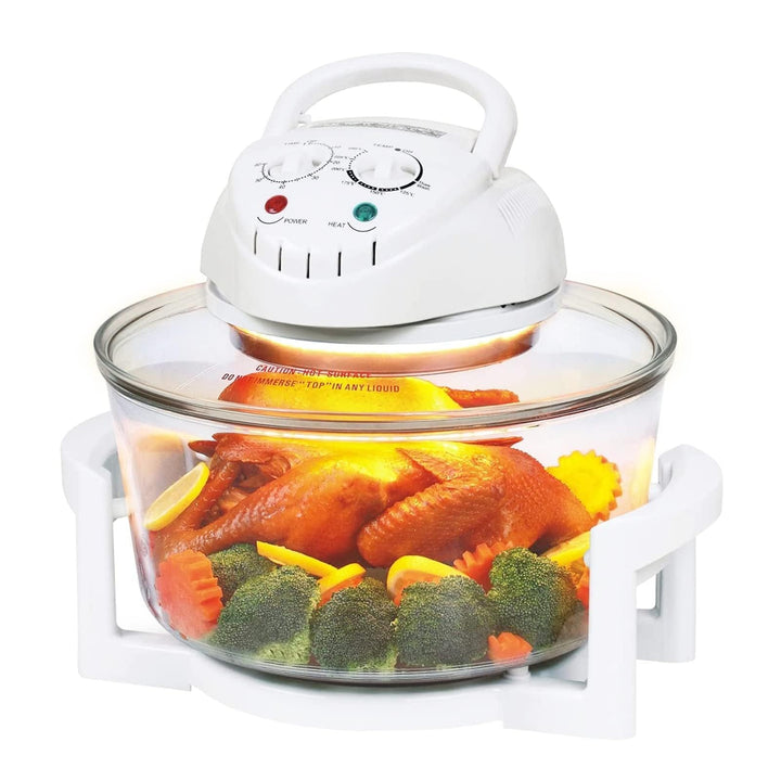 Halogen Heissluftofen 17L 1400W mit Konvektion Erweiterungsring