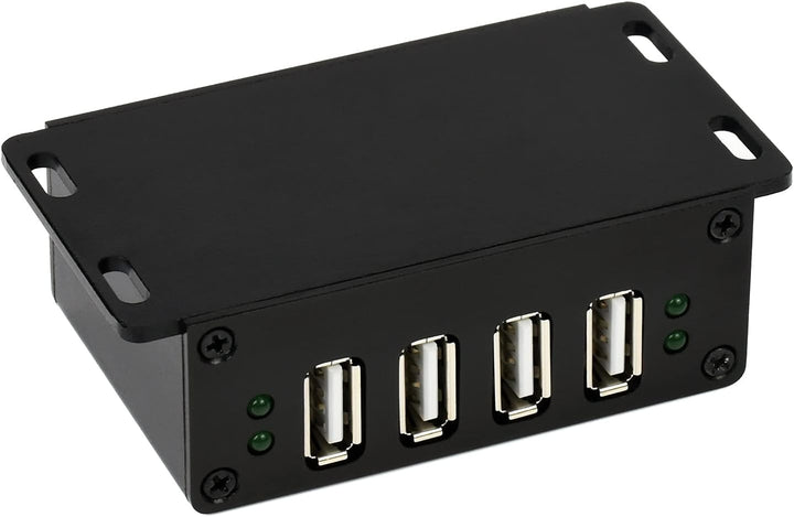 Waveshare Industrial Grade USB HUB with Extending 4X USB 2.0 Ports Support Multiple OS Plug and Play