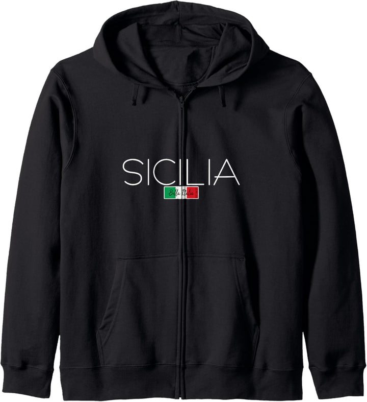 SICILIA ITALIA SIZILIEN ITALIEN URLAUB INSEL PARTY Kapuzenjacke