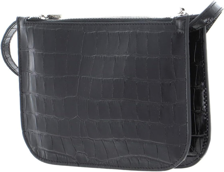 DECADENT Marcia Small Double Bag Croco black
