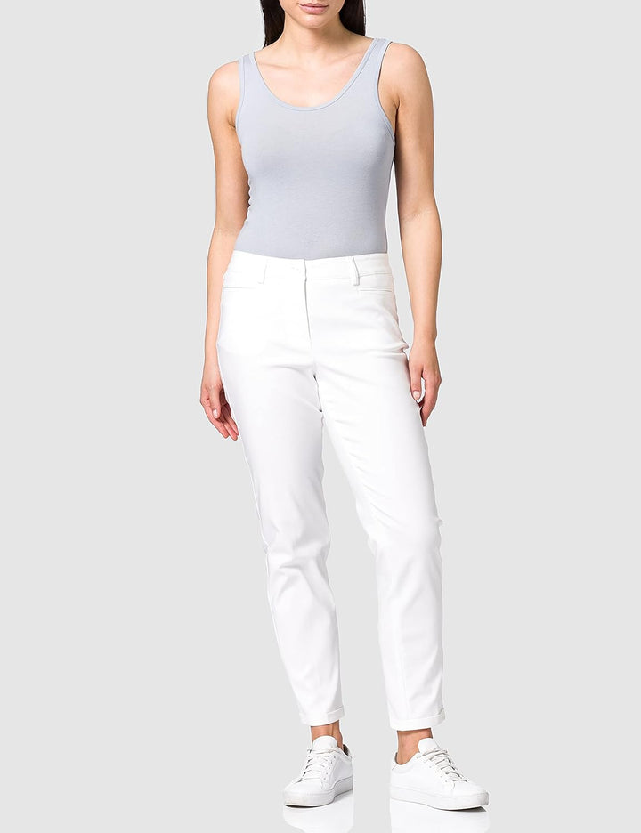 Atelier GARDEUR Damen Klassische Hose 44 Weiss, 44 Weiss