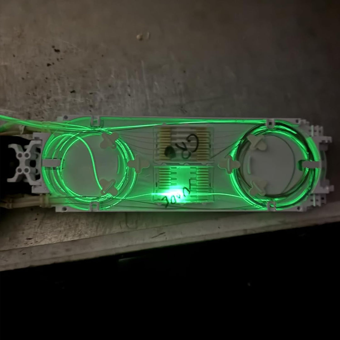 30KM Optischer Fehlerortungsgerät, Glasfaserkabeltester mit 2,5 mm FC Stecker auf LC Buchse Adapter,