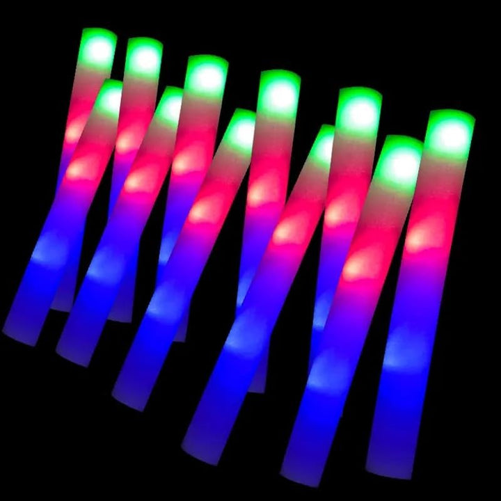 20 LED-Leuchtstäbchen aus Schaumstoff für 1-3 Tage