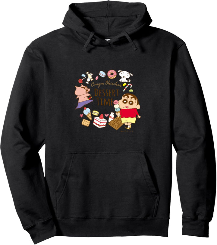 Crayon Shin-chan Shin-Chan und Eisdessertzeit Pullover Hoodie