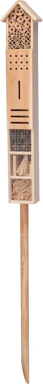 Neu Grosser Hölzerner Frei Stehend Insekt Käfer Garten Hotel Haus Bienen Marienkäfer Nest Box Haus M